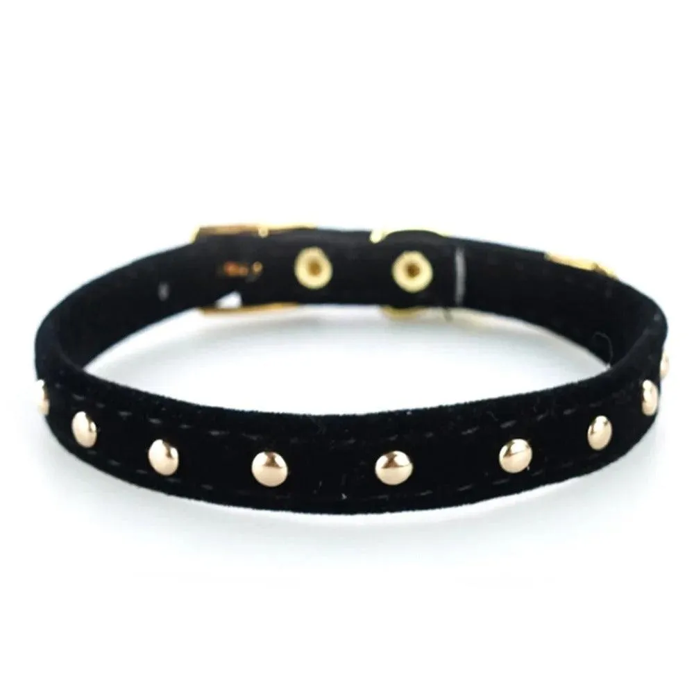 Deluxe Cloud & Gold Collar with Bell