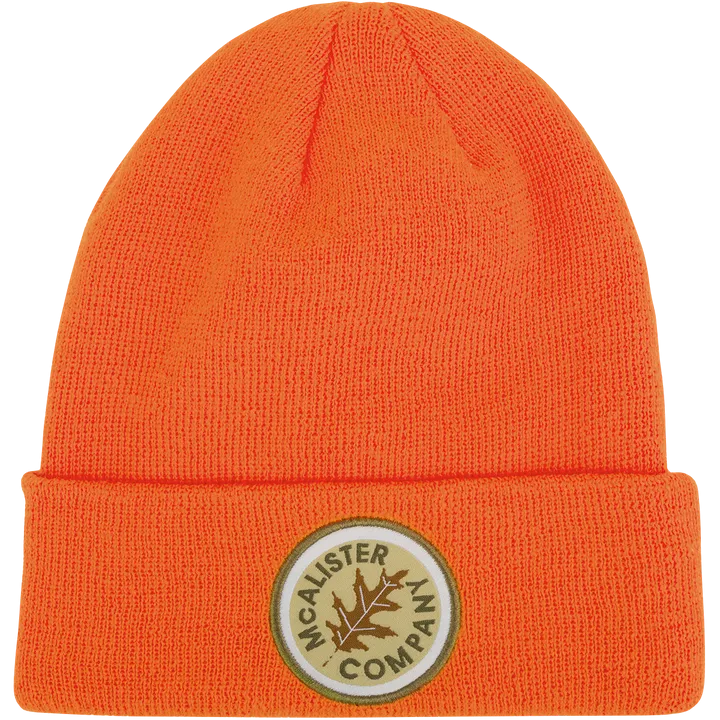 Drake McAlister Blaze Orange Upland Rib-Knit Stocking Beanie