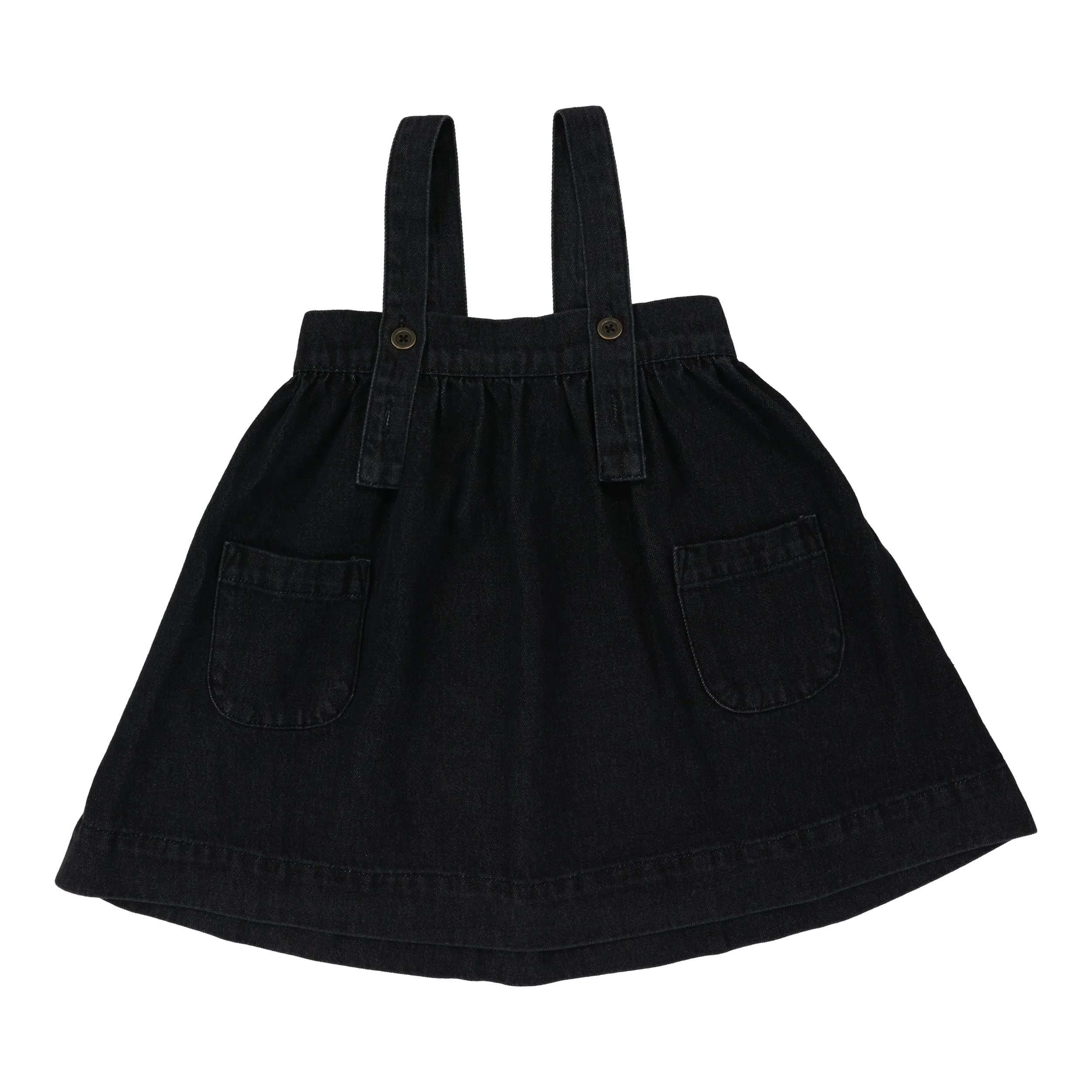 dress denim jumper - black denim