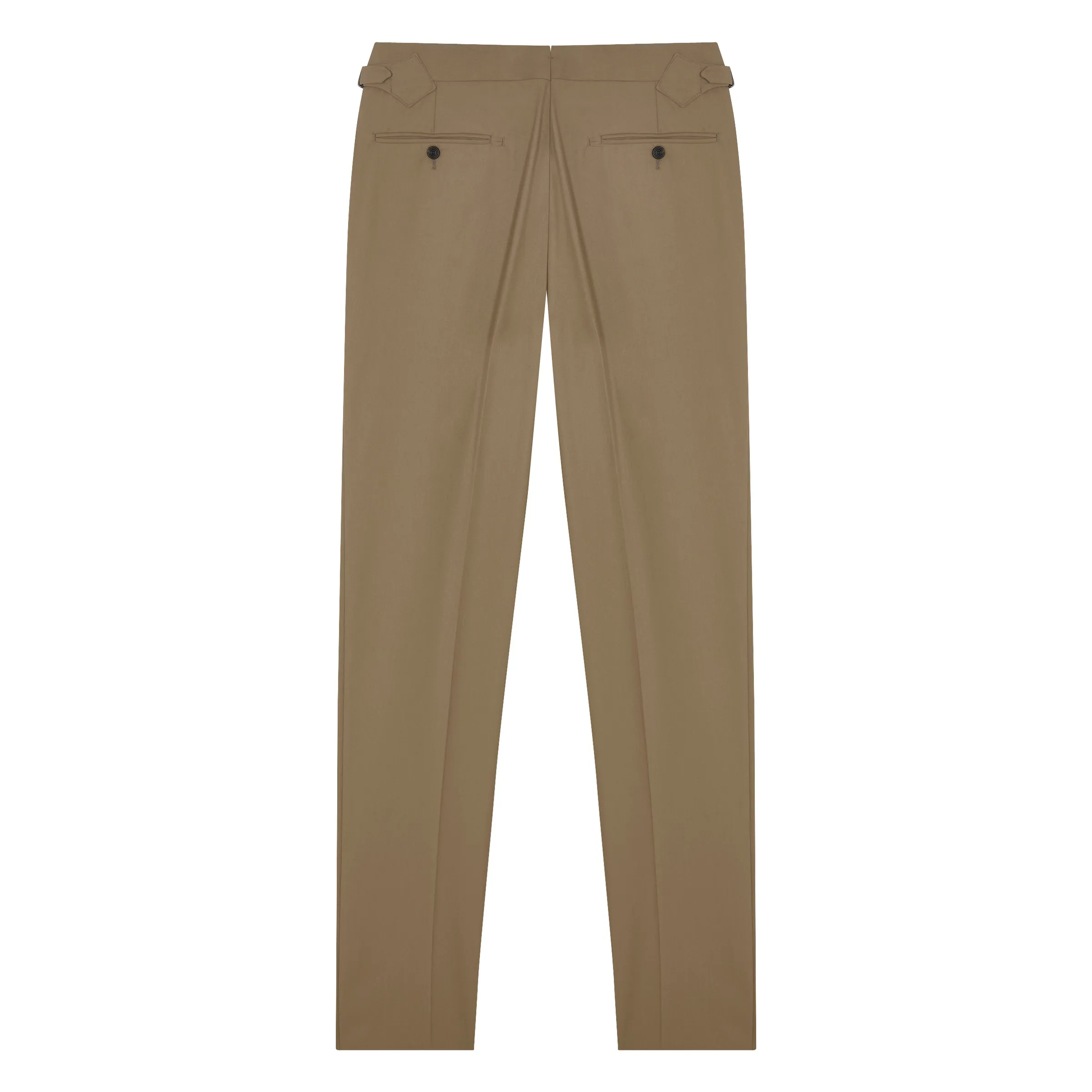 Duke Beige Cotton Twill Trousers