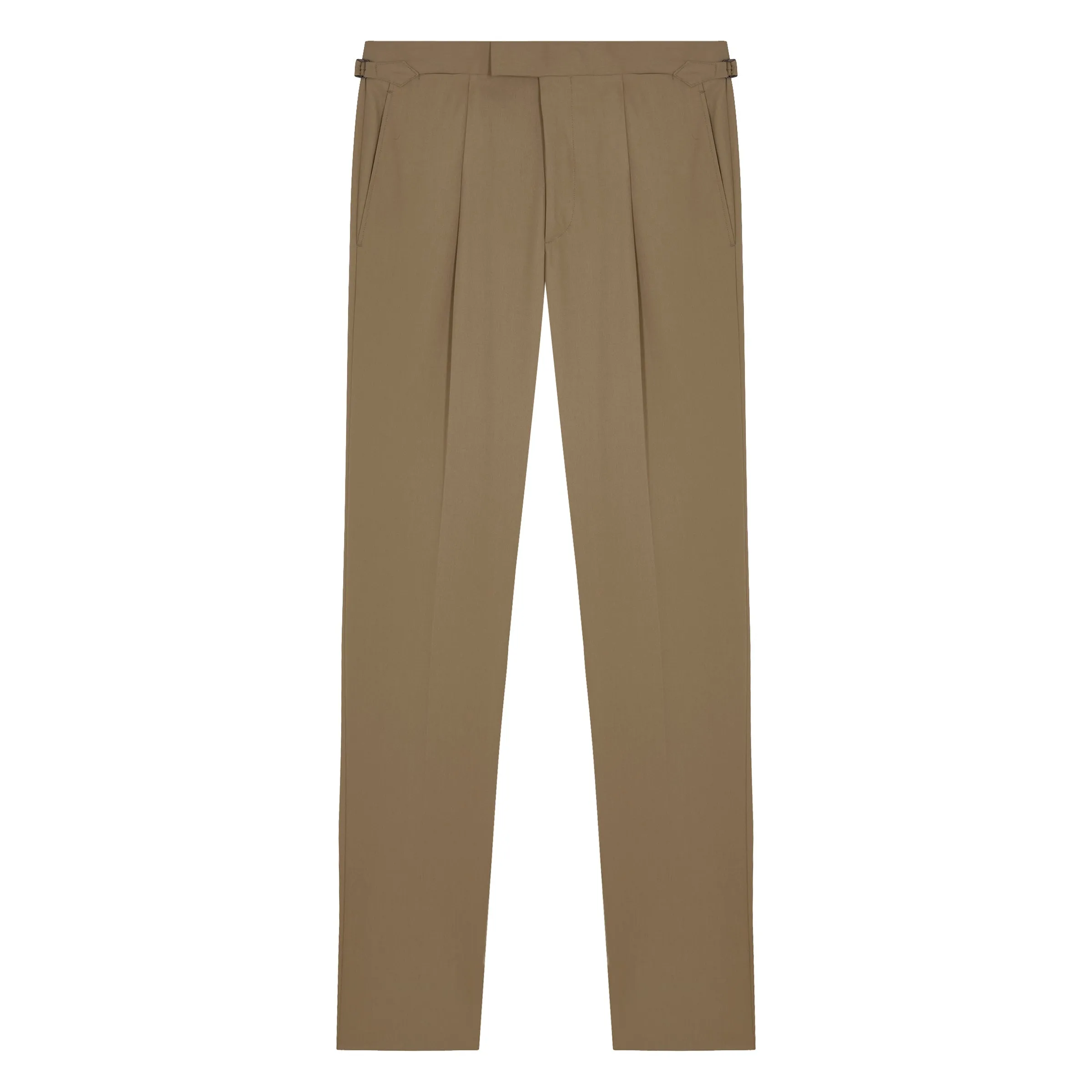 Duke Beige Cotton Twill Trousers