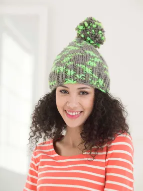 Electric Color Hat Pattern (Knit) - Version 2