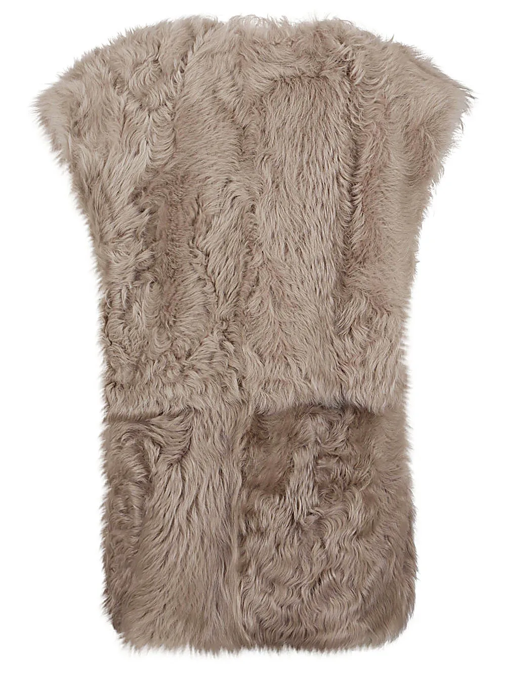 ENES Faux Fur Sleeveless Vest for Women