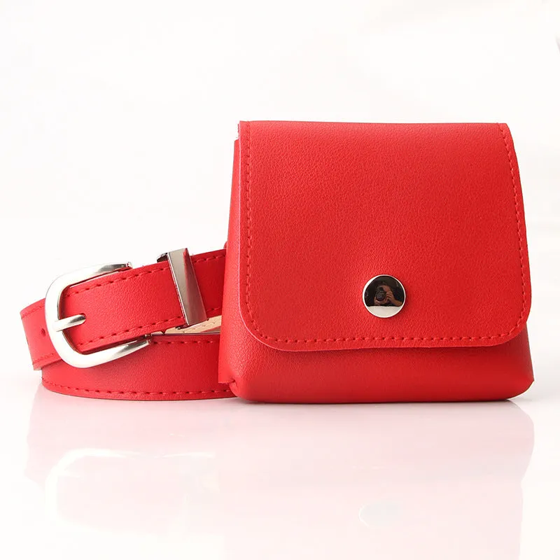 Fashion Mini Coin Purse Versatile Dress Trendy Belt Multifunctional Small Waist Bag