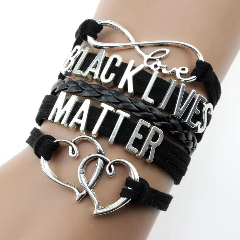 Fashion Simple And Versatile Hand-Woven Letter Bracelet