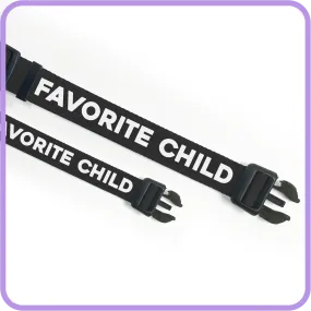 Favorite Child (Black) Dog Collar