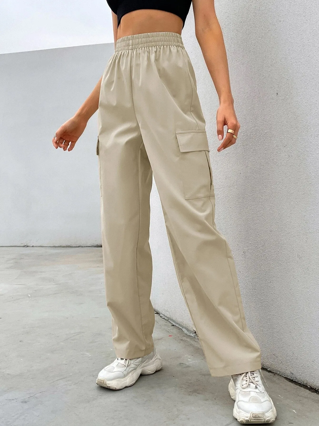 Flap Pocket Cargo Pants