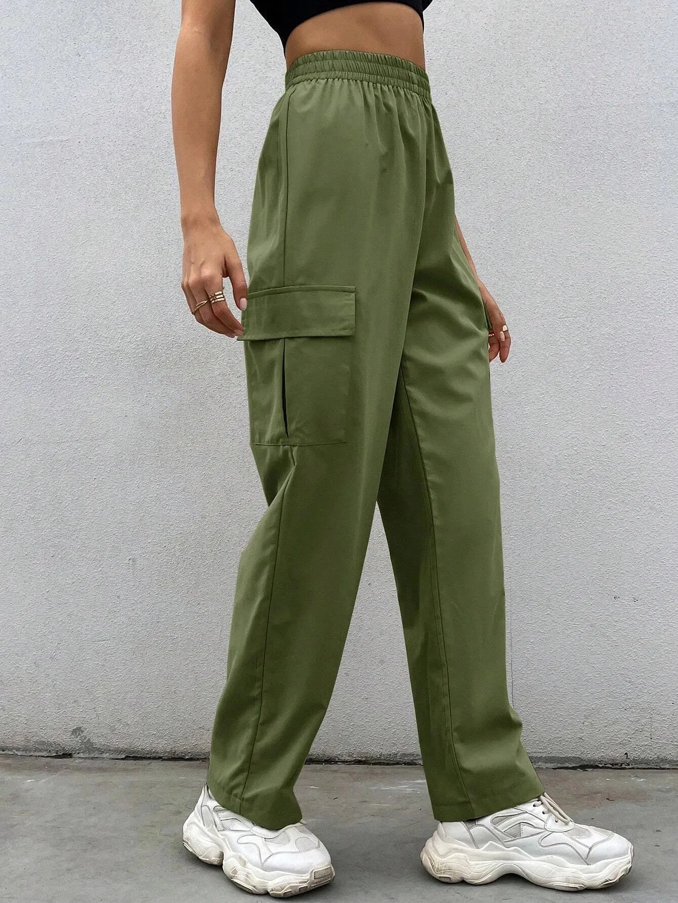 Flap Pocket Cargo Pants