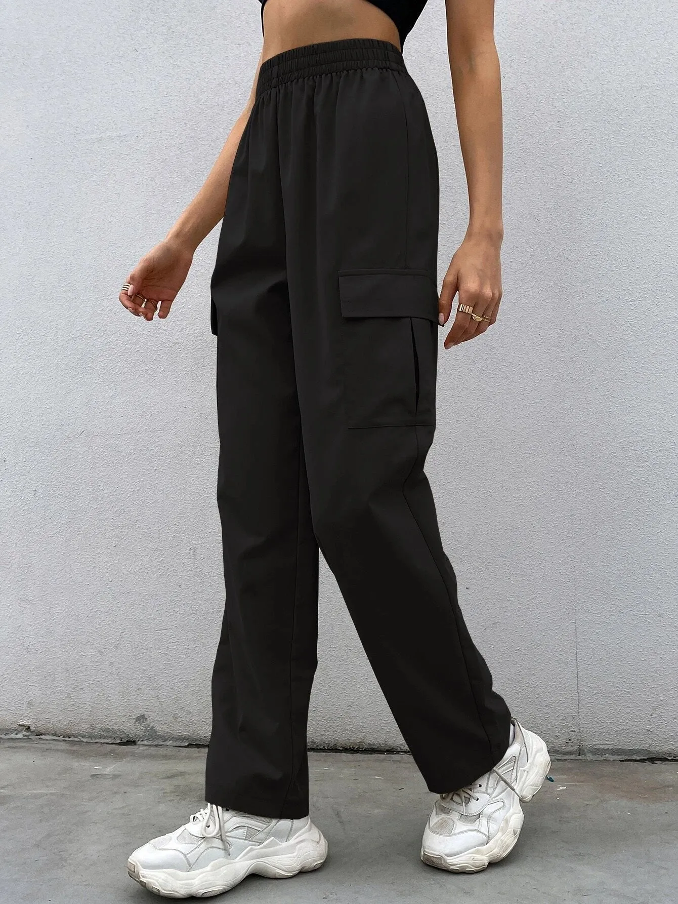 Flap Pocket Cargo Pants