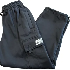 Fleece Cargo Pants - Black