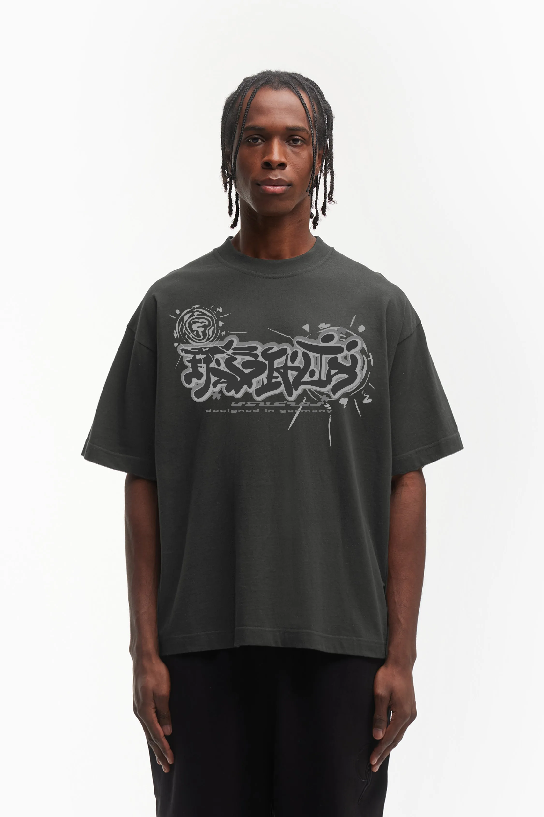 FOREIGN DARK GREY T-SHIRT