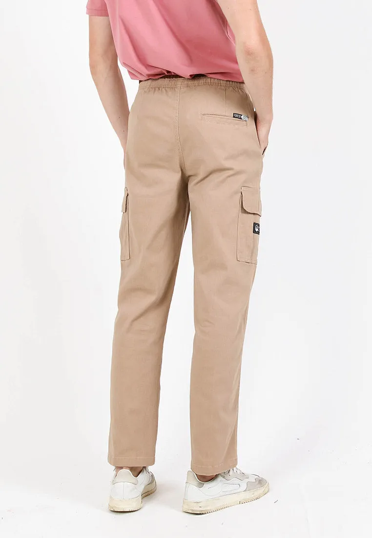 Forest Cotton Twill Stretchable Cargo Pants Men Cargo Long Pants Trousers | Seluar Lelaki Cargo Panjang - 10768