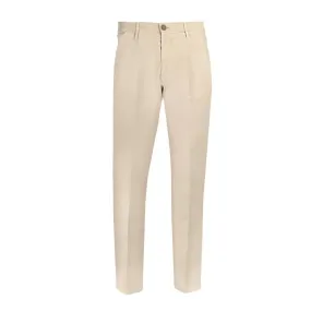 FRADI Satin Cotton Stretch Chino BEIGE REG