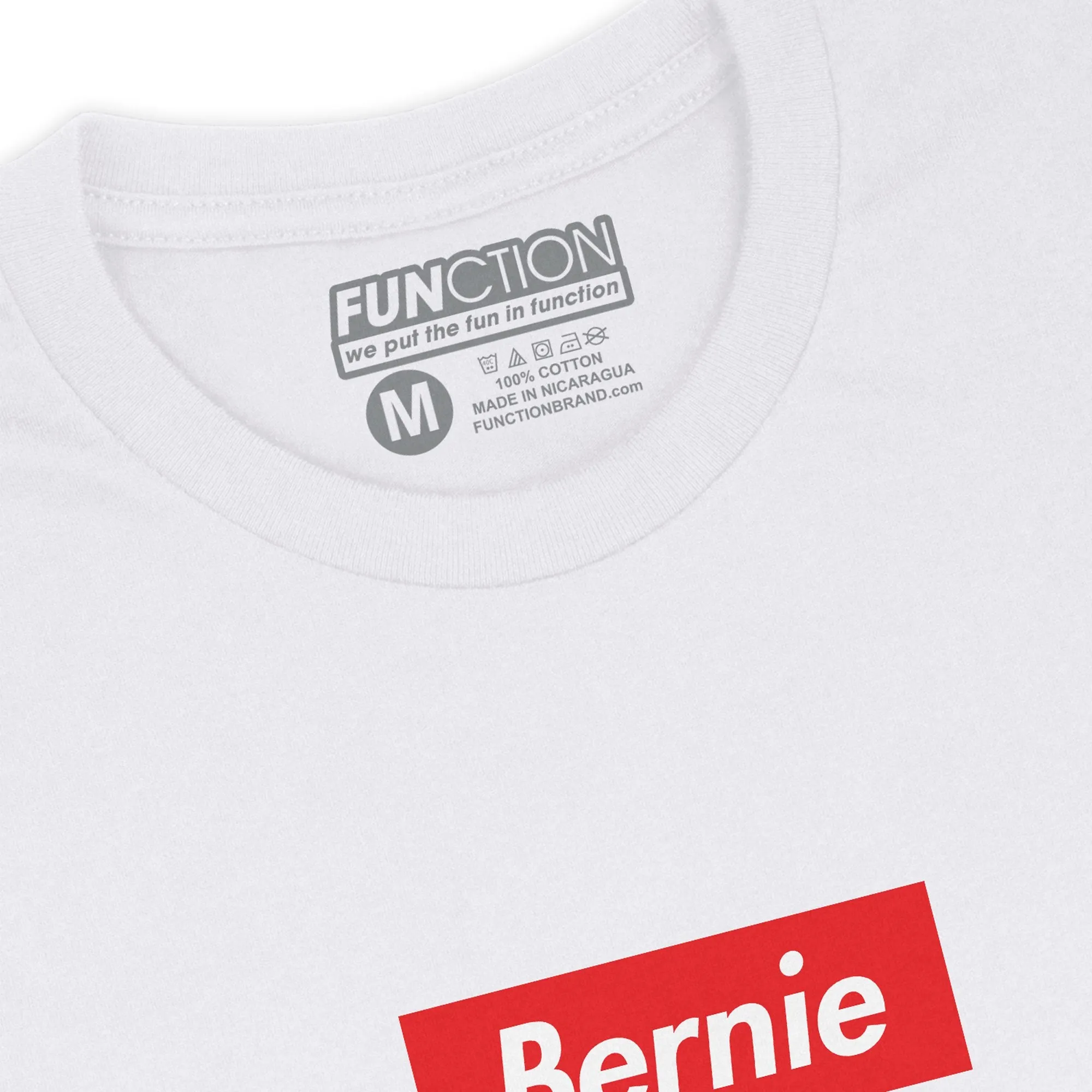 Function - Bernie Sanders Box Logo Fashion T-Shirt Streetwear Brand Hype Skate Democrat Rally Vote