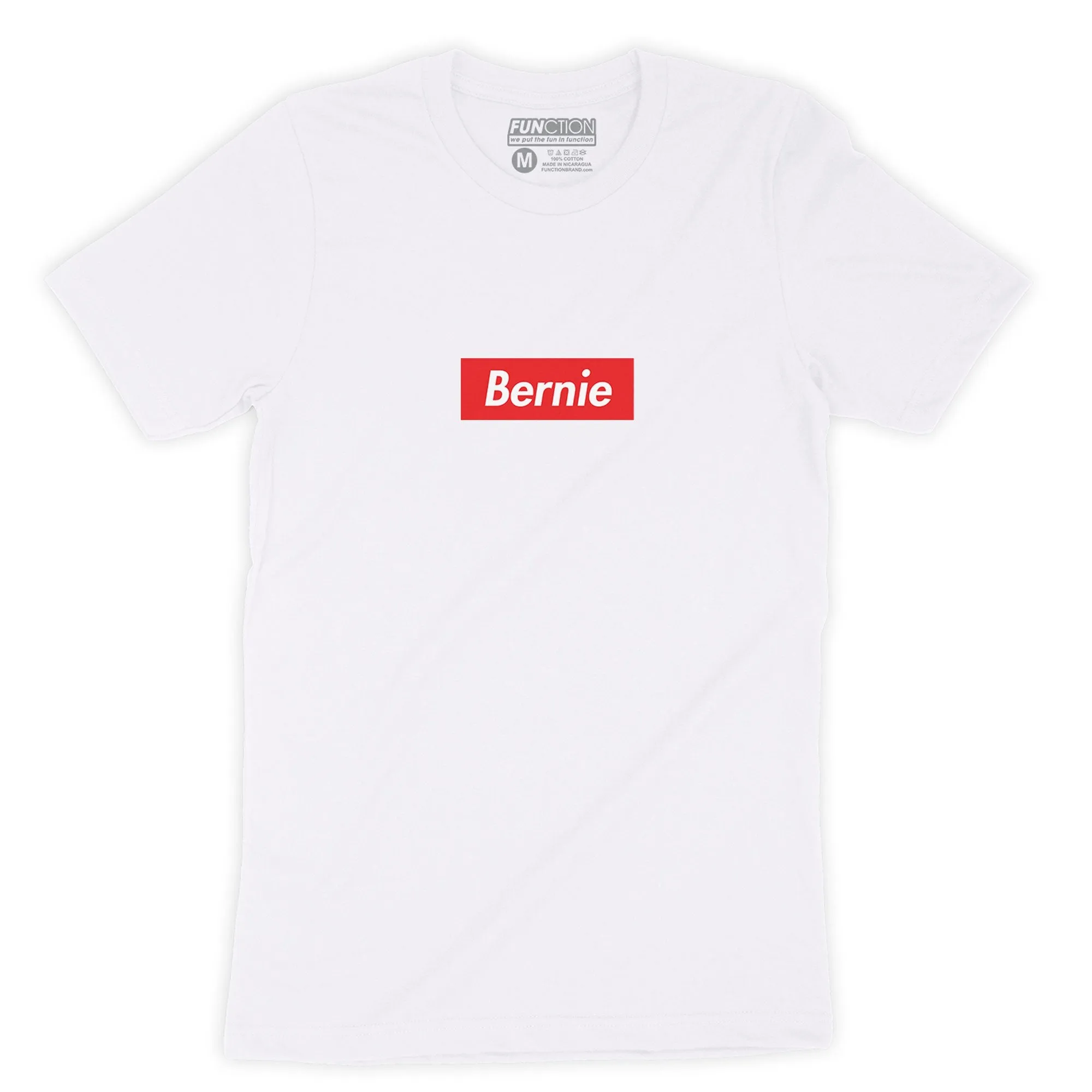 Function - Bernie Sanders Box Logo Fashion T-Shirt Streetwear Brand Hype Skate Democrat Rally Vote