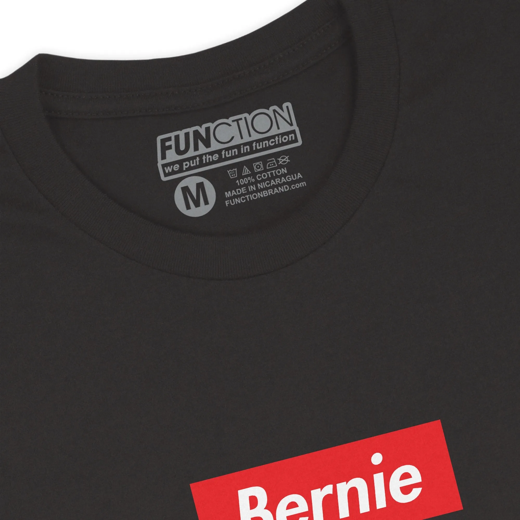 Function - Bernie Sanders Box Logo Fashion T-Shirt Streetwear Brand Hype Skate Democrat Rally Vote