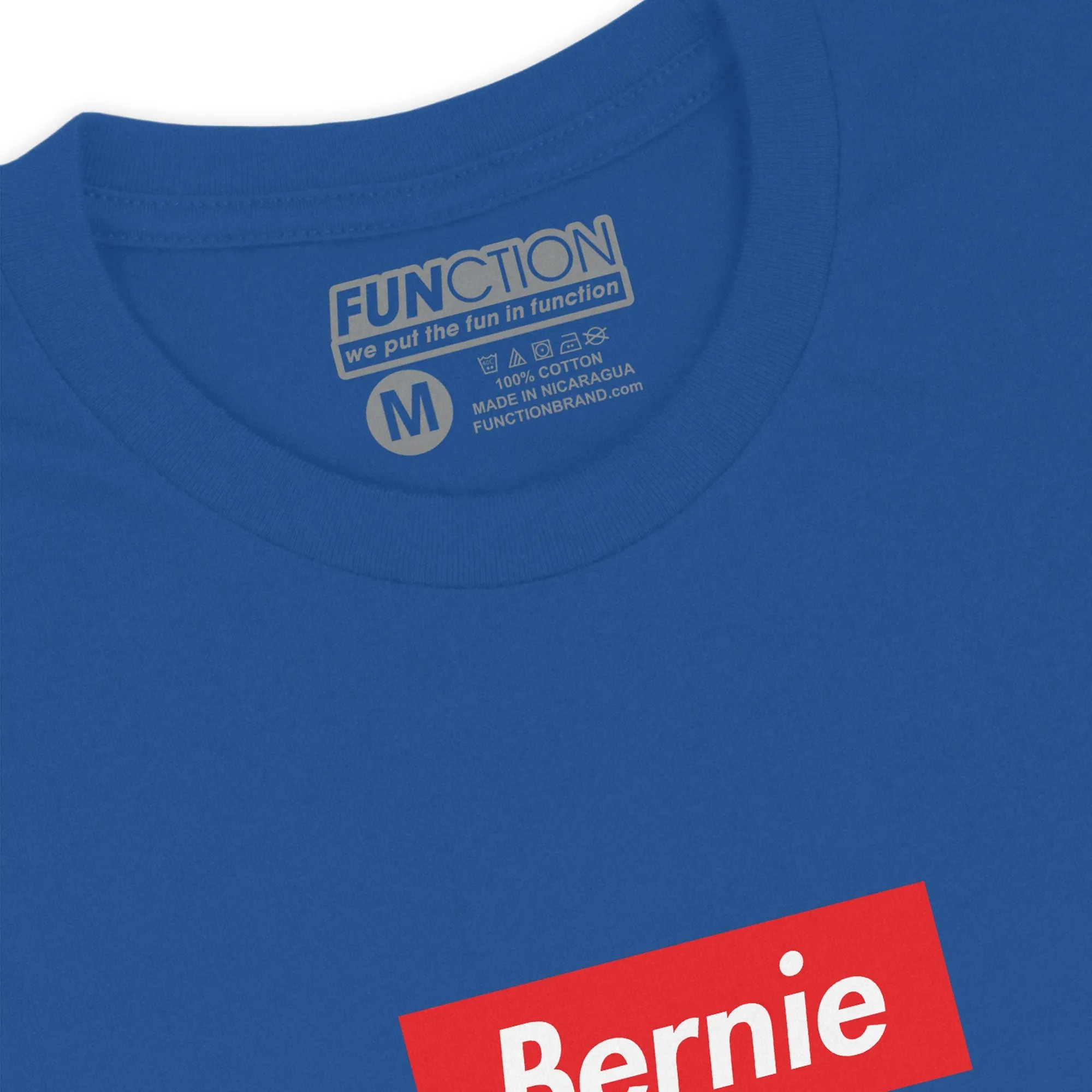 Function - Bernie Sanders Box Logo Fashion T-Shirt Streetwear Brand Hype Skate Democrat Rally Vote