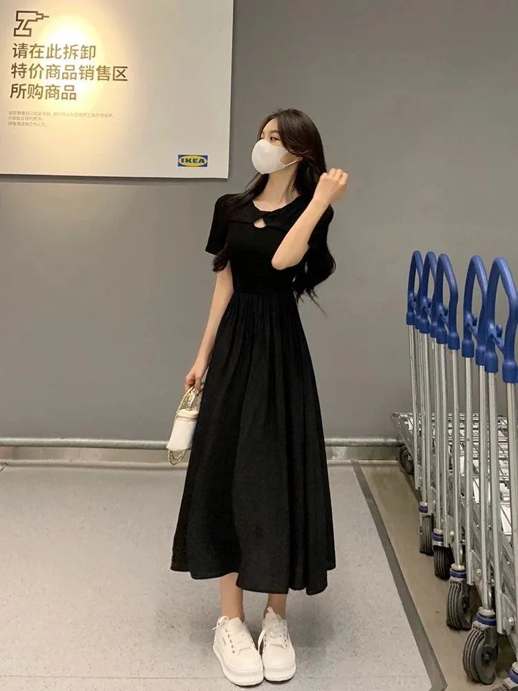 Gentle Korean Style Dress: Versatile Elegance for Trendy Sophistication