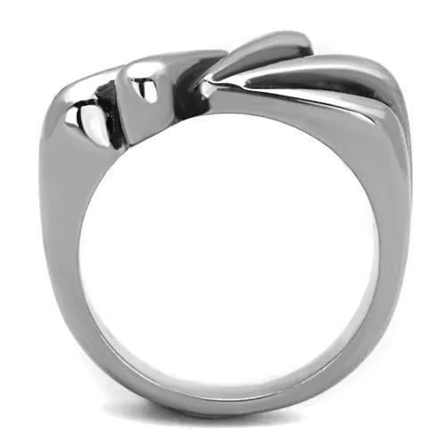 High polished (no plating) Stainless Steel Ring with No Stone for Women Style TK1520