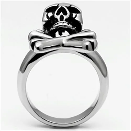 High polished (no plating) Stainless Steel Ring with No Stone for Women Style TK667