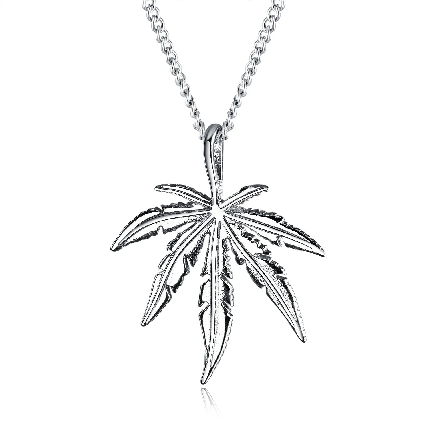 Hip Hop Trendy Maple Leaf Fashion Versatile Pendant