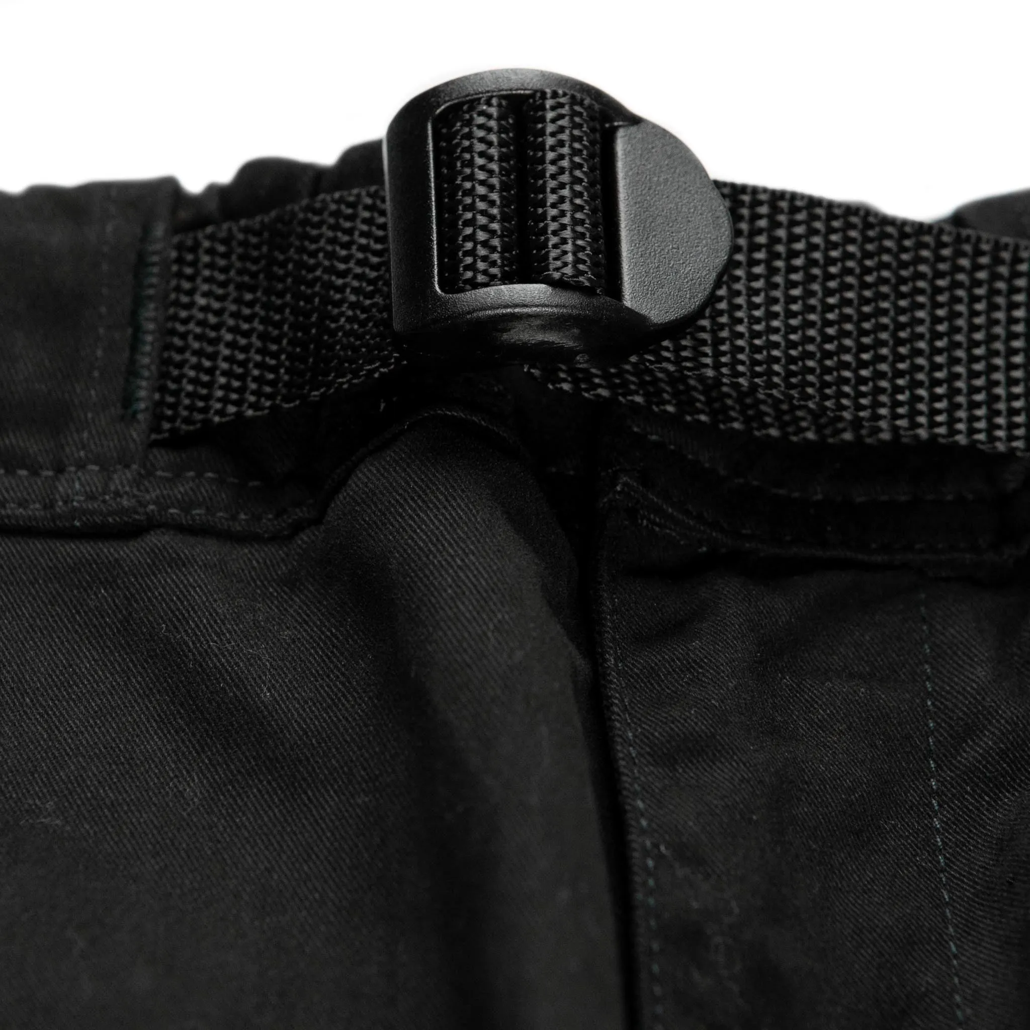 HOMME  Belted Cargo Pants Black