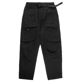 HOMME  Belted Cargo Pants Black