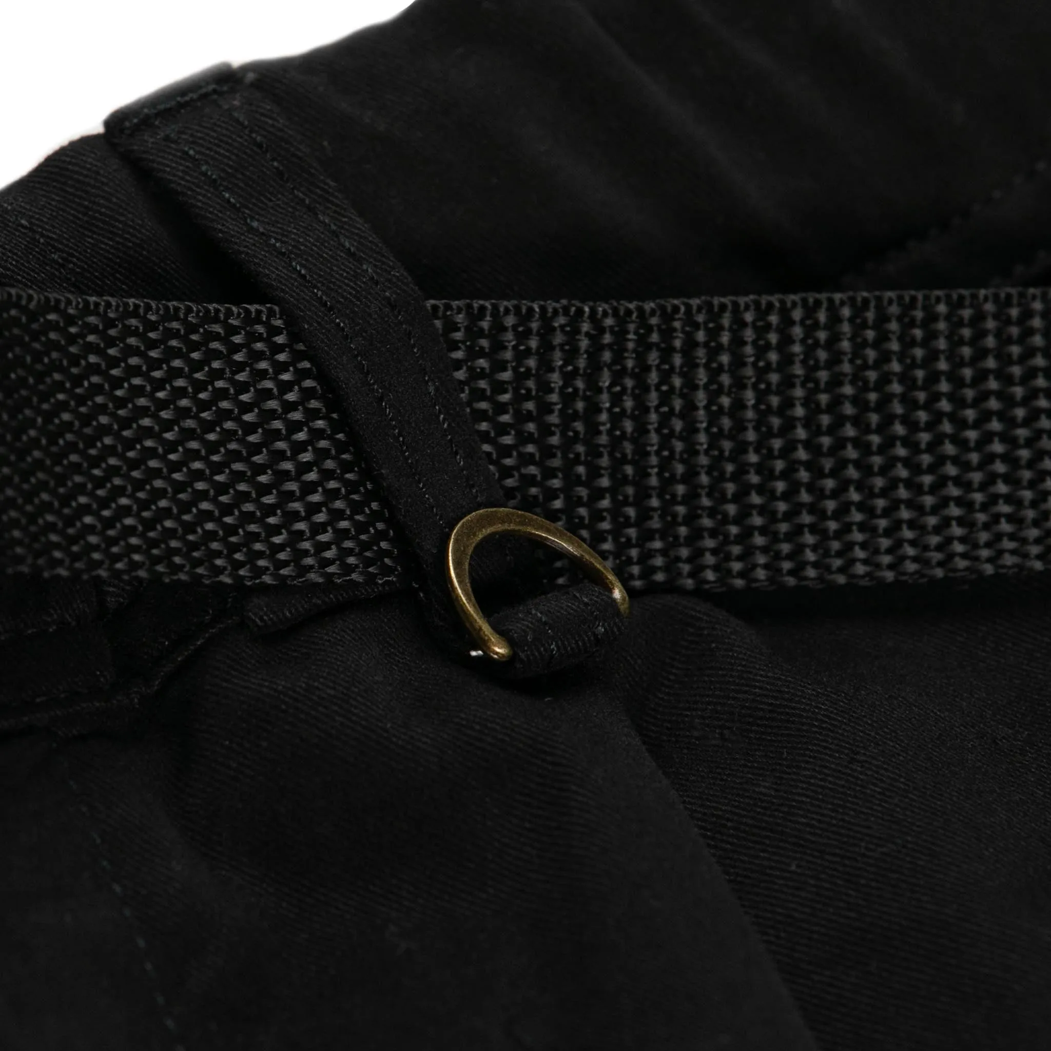 HOMME  Belted Cargo Pants Black