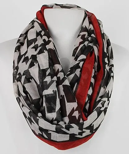 Houndstooth Infinity Scarf