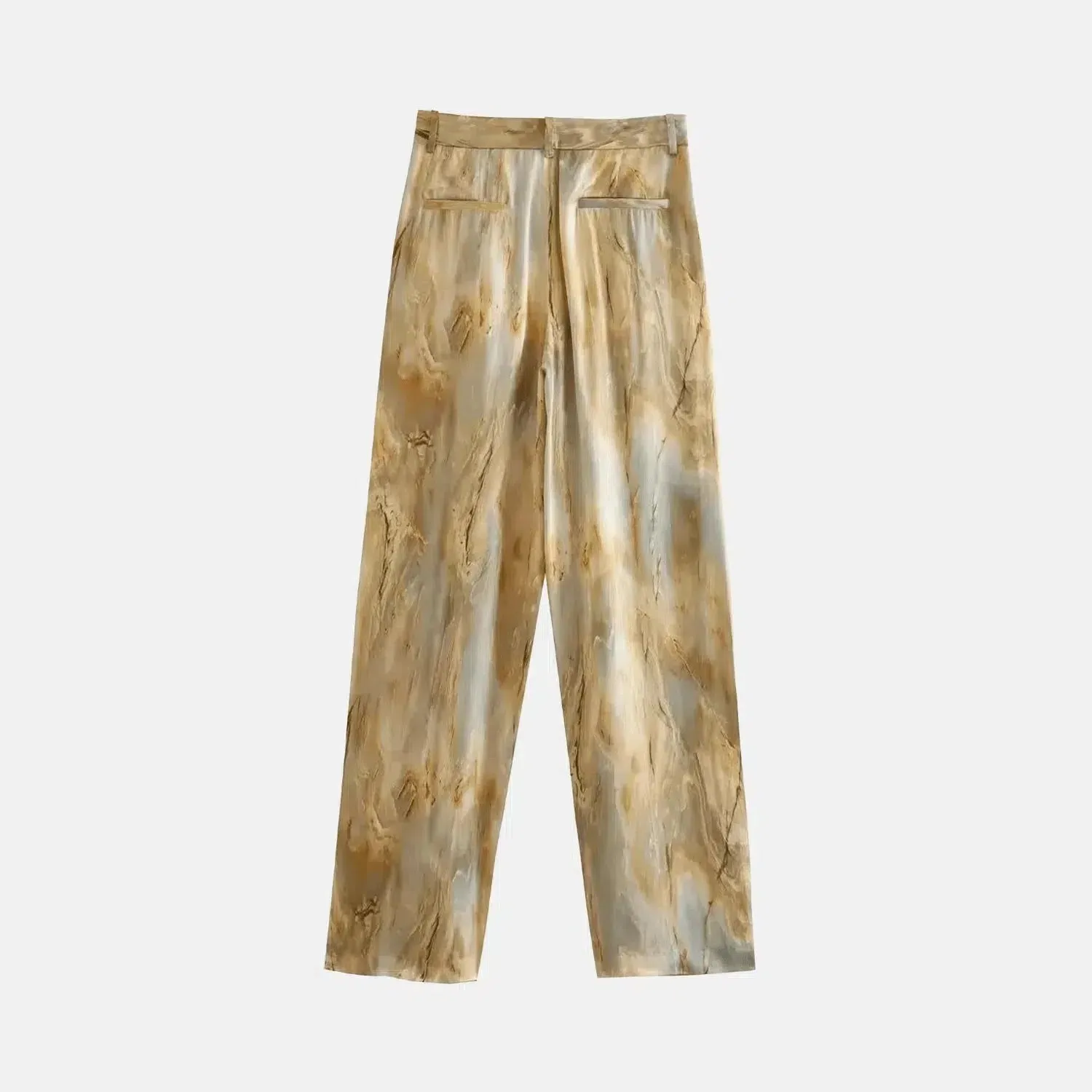 Islira – Marble print – Relaxed-fit trousers