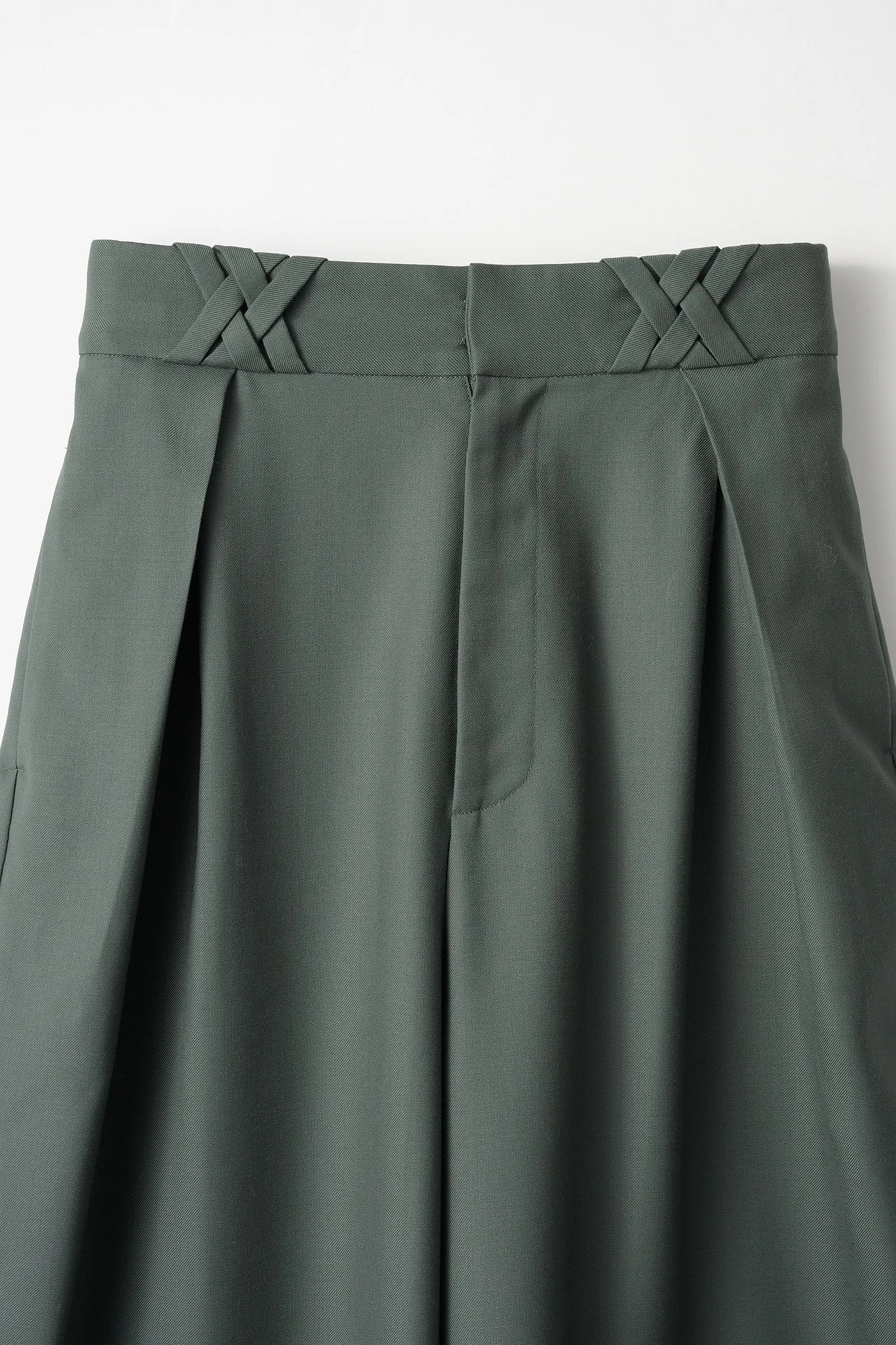 Ivy wool culottes (Khaki)