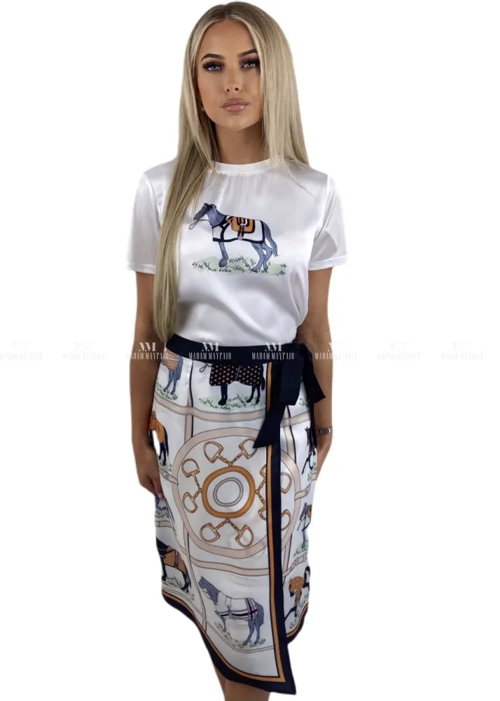 Kelly Horse Print Two Piece