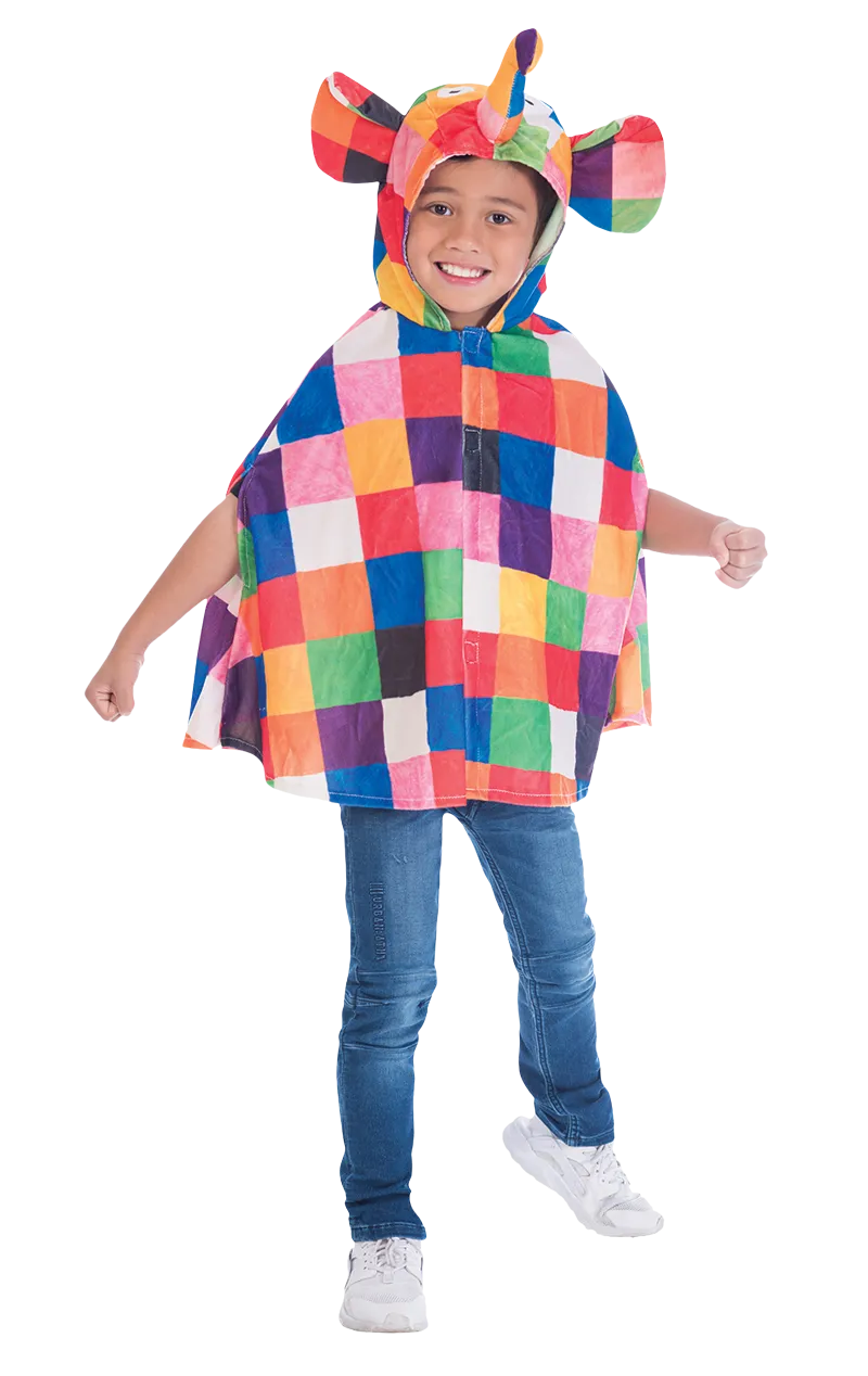 Kids Elmer Cape Costume