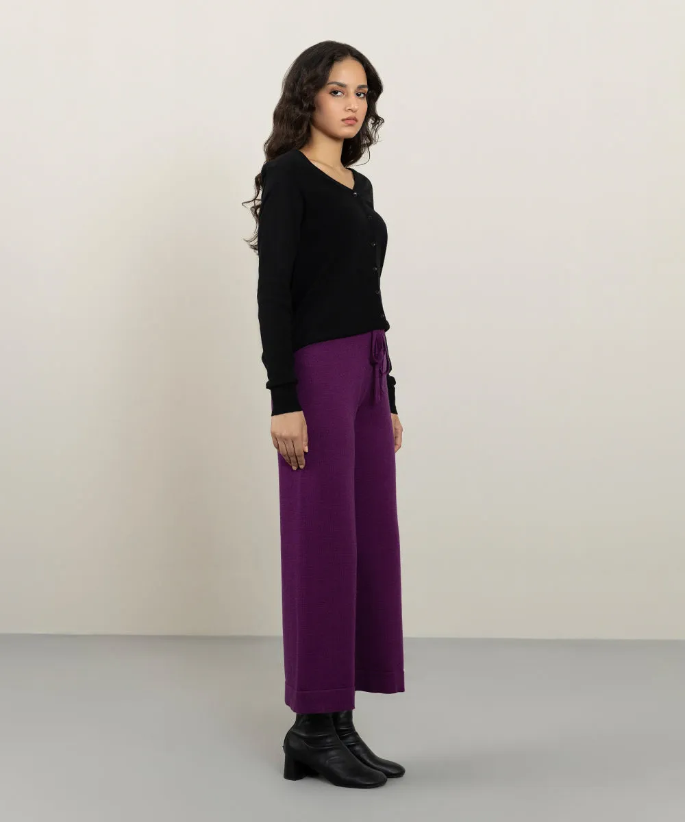 Knit Pull-On Culottes