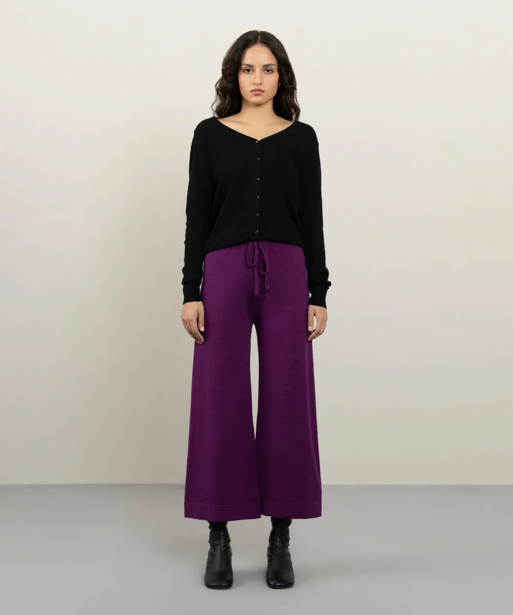 Knit Pull-On Culottes