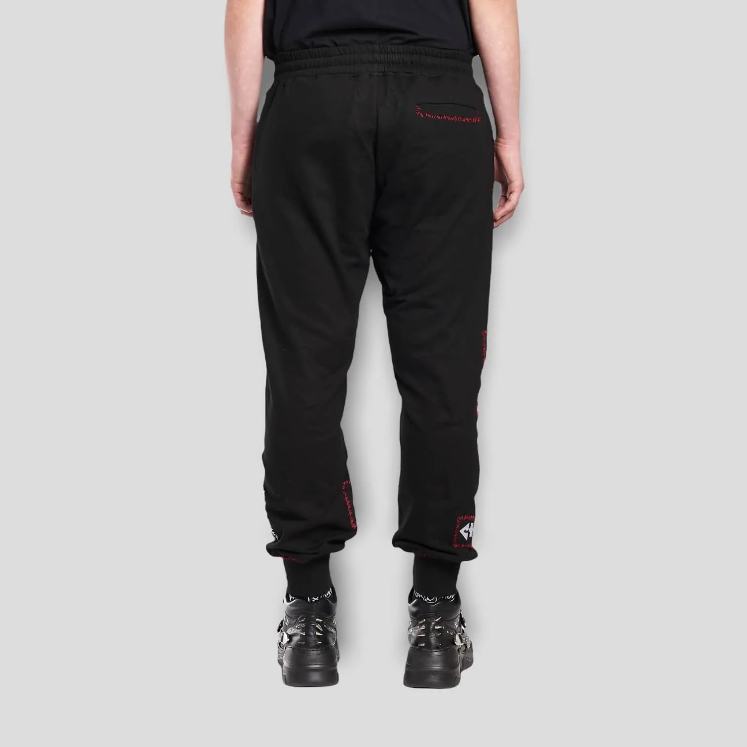 Ktz Stitched Multi Patch Track Pants