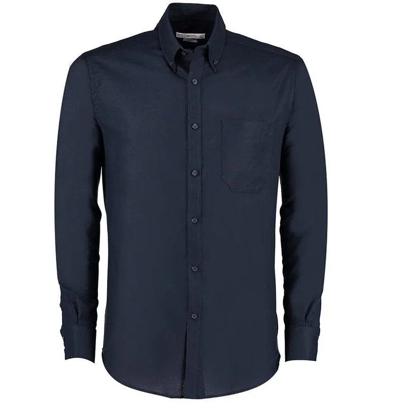 Kustom Kit KK184 Slim Fit Workwear Long Sleeved Oxford Shirt