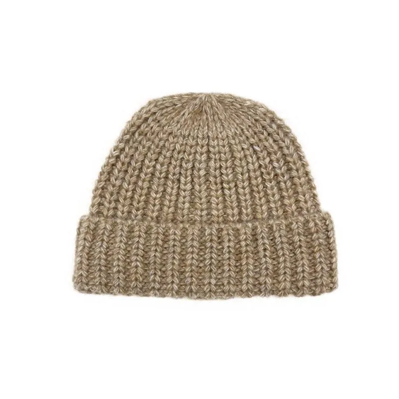 Ladies Solid Color Warm Winter Knit hat YH3025