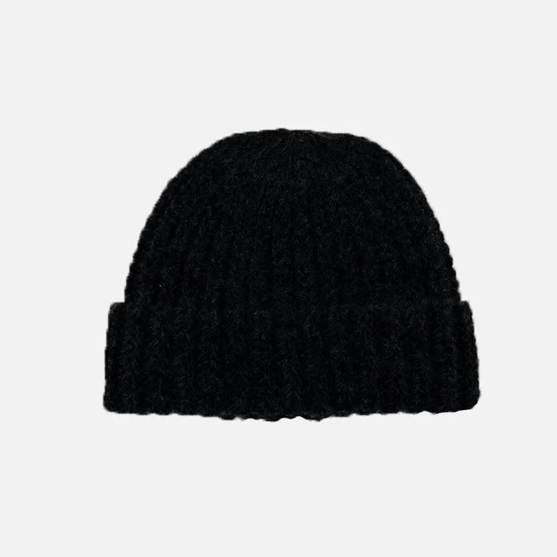 Ladies Solid Color Warm Winter Knit hat YH3025