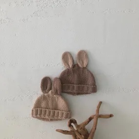 Lala Bunny Knitted Beanie(2 colour options)