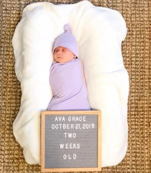 Lavender Purple Swaddle Blanket and Hat Set