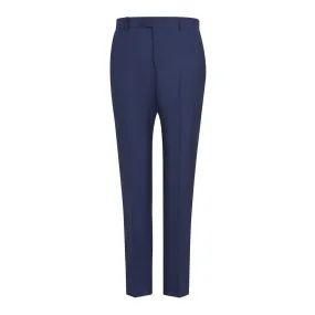 Men Mps-Diaryt-Debonair Semi Plain Trouser - Blue