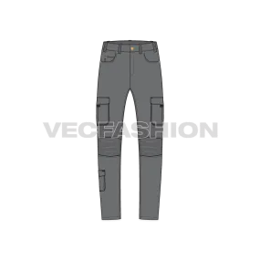 Mens Cargo Pants Template