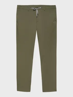 MERSINO MILANO EDITION GREEN DRAWSTRING TROUSERS - DESIGN IN ITALY