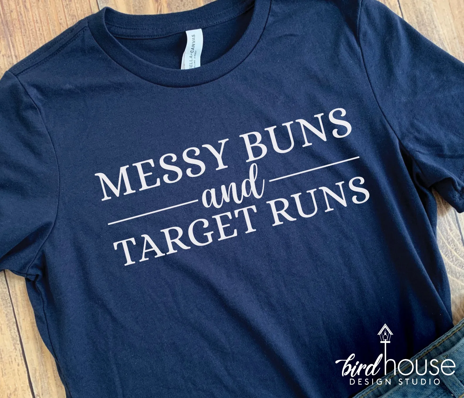 Messy Buns and Shopping Shirt, Cute Graphic Tee