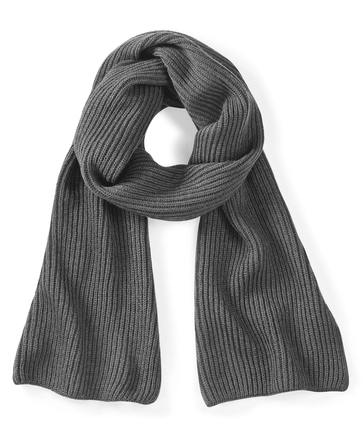 Metro knitted scarf | Smoke Grey