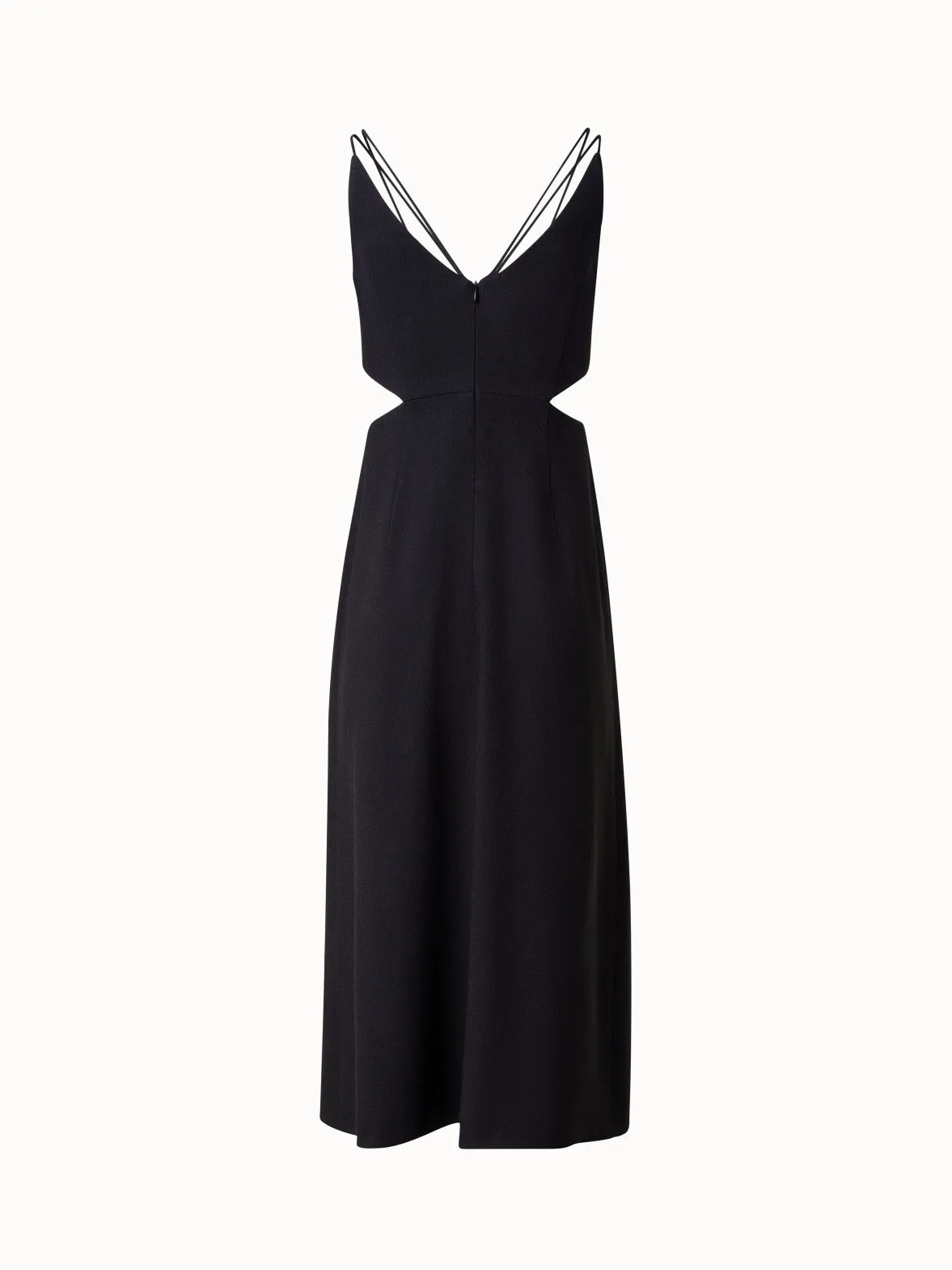 Midi Dress with Side Cut Outs