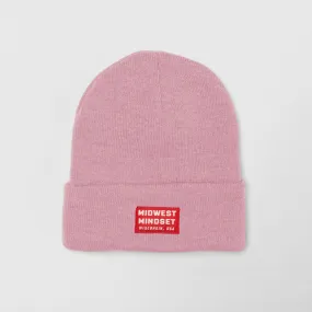 Midwest Mindset Knit Beanie - Pink