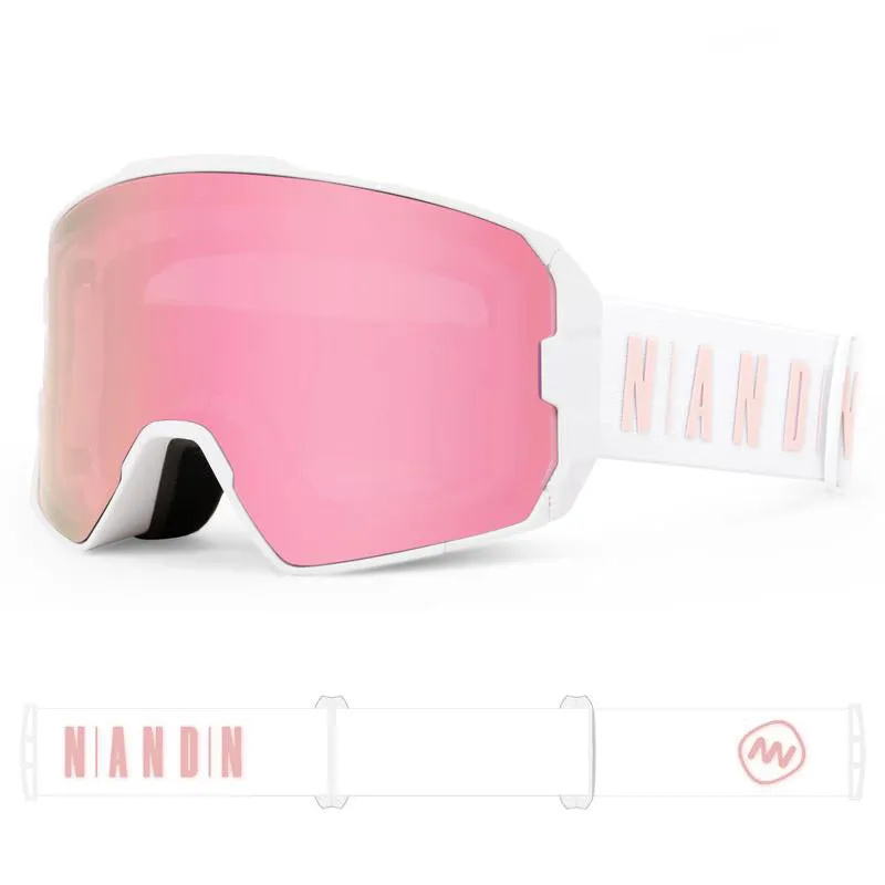 Nandn Unisex Optics Winter Mountain Snowboard Frameless Ski Goggles