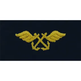 Navy Aviation Boatswain Embroidered Coverall Collar Device